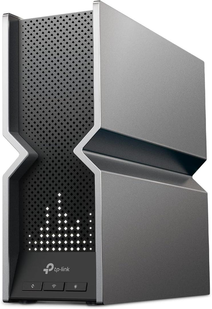 TP-Link Tri-Band BE19000 WiFi 7 Router (Archer BE800) | 12-Stream 19 Gbps | 2  10G + 4  2.5G Ports | LED Screen | 8 High-Performance Antennas | VPN, Easy Mesh, 44 MU-MIMO, HomeShield, Private IoT