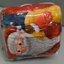 Fafua Christmas Chair Covers, Stretch Dining Room Chair Covers Set of 6, Christmas Decoration/Home Decor Chair Protector Slipcovers (Red Snowman+santa Claus)