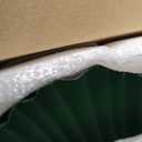 Green Charger Plates Flower Shape, 13 Inch.Set of 6 Plastic Decorative Plates for Table Setting, Party, Wedding.