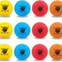Pandahero 12-Pack Mini Knee Hockey Balls for Indoor Play Toys Gifts for Toddler Kids Boys Girls Soft Foam Balls for Floor Hockey & Mini Sticks