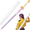 41" Anime Cosplay Sword with Sheath, Non-3D Printed & Back-Carry, Collectible Prop for Costume&Display
