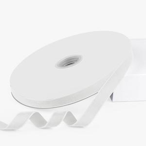 6 x Velvet Ribbon, 5/8 Inch X 25 Yd with Spool, White Velvet Ribbon- Ideal for Crafts, Gifts, Bows, Christmas Trees, Weddings, and Ornaments