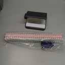 10 Hole Punch Binding Machine for Planners with 10 Multi-Color Binder Rings,30 Holes on A4,20 Holes on A5,26 Holes on B5,10 Sheet Capacity (Black)