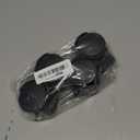 4pcs 2 Inch Swivel Caster Wheels, M8 Grip Neck Stem Caster Wheels with Brake, Heavy Duty Casters, Black Nylon Wheels Replacement for Furniture, Table, Cabinet, Shelf