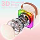 Karaoke Machine GUYUCOM Mini Speaker Toys with Bluetooth Microphone Toddler Boys Girls Kids for Ages 2-4 Birthday Gifts with Colorful Light Teen Girl Gifts Trendy Stuff for Kids 8-12, Portable Quality