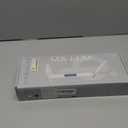 LAOPAO Desk Lamp with Wireless Charger: USB Charging Port, Table Lamp with Clock, Desk Lamps for Home Office College Dorm Room Essentials (Black)