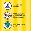 Temptations Kitten Crunchy and Soft Treats Chicken and Dairy and Salmon and Dairy Variety Pack, 6.3 oz. Pouches (Pack of 4)