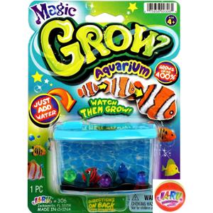 JA-RU Magic Grow-Aquarium Growing-Fish Toy Set (1 Pack) Water Expanding Toys | Water Growing Animals Deep Sea Creatures Toys | Best Gift Idea Birthday Boy and Girl | Party Favor-Kid Toy. 306-1A