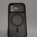 TOCOL for iPhone 17 Pro Case, Compatible with Magsafe, Built-in Magnets, Full Camera Protection, Drop Protection, Translucent Matte for iPhone 17 Pro Phone Case 6.3 inch (Black)