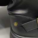 Ramede Medieval Pirate Boots Men Halloween Renaissance Boots Gothic Cosplay Costume for Men (10, Black)