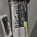 61 key keyboard Piano,Portable Electronic Digital Piano,Built In Dual Speakers,External Microphone,Power Plug,Rich Teaching Content,Multi-Functional Electronic Piano Suitable For Beginners