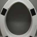 Carex Toilet Seat Riser, Elongated Raised Toilet Seat Adds 3.5 inches to Toilet Height, for Assistance Bending or Sitting, 300 Pound Weight Capacity Toilet Riser