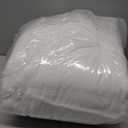 Cotton Muslin Fabric by The Yard, 53 Inch Wide Lightweight Cotton Wrinkled Gauze Fabrics for Sewing,Blanket,Pajamas,Bed Sheet and Crafts DIY (Off White, 2 Yard)