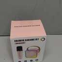 Mini Karaoke Machine for Kids and Adults,Portable Bluetooth Karaoke Speaker with 2 Wireless Microphones, Kids Karaoke Machine for Home Party,Birthday Gifts for Girls BoysBeige