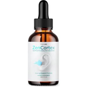 ZenCortex - Zen Cortex Ear Drops, ZenCortex for Tinnitus Advanced Formula Supplement, Zen Cortex All Natural Hearing Support Formula Supplement for Ear Relief with Vegan Ingredients (30 Servings)