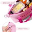GLORIEROO Pastel Lunch Box Women | Insulated Waterproof Leakproof Lunch Bag Cooler | Adjustable Strap | BPA-Free