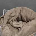 H.VERSAILTEX Real Velvet Plush 3 Piece Stretch Sofa Covers Couch Covers for 2 Cushion Couch Sofa Slipcovers Width Up to 90 Inch Feature Thick Soft Stay in Place (Large Sofa, Taupe)