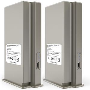 Trail Camera Rechargeable Lithium Battery, 2 Packs Lipo Lithium Hunting Battery for Tactacam Cellular Trail Cameras Pro 3.0, X Gen 2.0, X Gen 3.0, X, X Pro, XB, SK