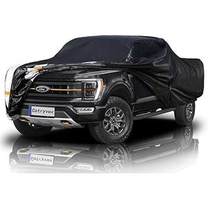 Cotryvox Ford F150 Truck Cover Custom Fit 20082026 SuperCrew Cab SB (5.5'6.5') with Door Zipper, 12 Layers Full Exterior Pickup Truck Cover Waterproof All Weather,Wind Dust Sun and UV Protection.