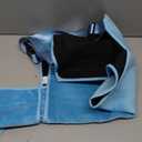 Toddler Airplane Bed, Kids Airplane Seat Extender Travel Bed, Kids Airplane Travel Essentials, Airplane Must Have for Toddlers, Portable Plane Foot Rest for Flights (Blue)