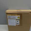 Zubebe 64 Pcs Christmas Village Set, Christmas Village Houses LED Holiday Village Figurines Christmas Village Buildings Christmas Town Scene Desktop Ornaments Indoor Room Decor Collection