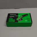 Cardboard Cutter, Rechargeable Cordless Electric Scissors, 4V Upgrade Motor Electric Box Cutter with 2 Blades, Safety Lock & LED Light, Powerful Cutting for Cardboard Box, Plastic, Leather (Green)