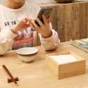 Bamboo Napkin Holder Square Napkin Stand Tabletop Tissue Dispenser Organizer for Home Kitchen Restaurant Hotel Bar, 1 Piece
