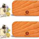 Car Air Freshener - Wood Air Freshener for Visor Clip - Long Lasting Car Odor Eliminator - Vehicle Scent Diffuser - Variety Scent Refill (2 Packs Refill, Cologne, NO CLIP)