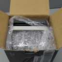 Mueller Vegetable Chopper Mandoline Slicer, Food Veggie Chopper, Cheese Grater, Onion Vegetable Cutter with Container, Dicer, Kitchen Gadgets & Essentials, White Sand/Grey (6 blade)