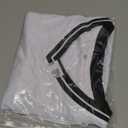 YWIES Plain Basketball Jersey, Blank Team Uniform, Hip Hop Hipster Short Sleeveless Active Shirts (Medium, White-Black)