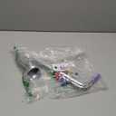 Lewtemi Silver Saxophone Musical Instruments Toy for Kid Toddler Fake Plastic Preschool Music Toy Gift Portable Wind Instrument Early Educational Teaching Songs Toy Gifts for Toddlers Children