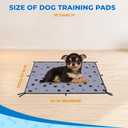 Fostanfly Washable Pee Pads for Dogs, Ultra-Absorbent & Leakproof Reusable Puppy Pads Non-Slip Protects Against Urine Leakage for Potty Training-4 Pack 18"x24" Add 8 Lanyards