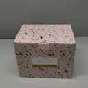 Jot & Mark Greeting Card Organizer Box Set, Decorative Recipe Tin Box, Tab Dividers, Matching Greeting Cards and Envelopes (Terrazzo Blush)