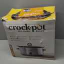 Crock-Pot 7 Quart Oval Manual Slow Cooker, Stainless Steel (SCV700-S-BR), Versatile Cookware for Large Families or Entertaining