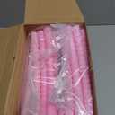 Syhood 12 Pcs Toy Color Hoop Plastic Detachable Adjustable Hoop Light Weight Exercise Fitness Equipment Toy Waist Ring for Adult Party, 3 Sizes (Gradient Pink)