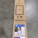 PetSafe Sliding Glass Pet Door - No-Cut DIY Install Doggy Door for Renters - Aluminum Frame - Adjustable Height 75 7/8" to 80 11/16" - Ideal for Large Dogs Up to 100 lb - Bronze