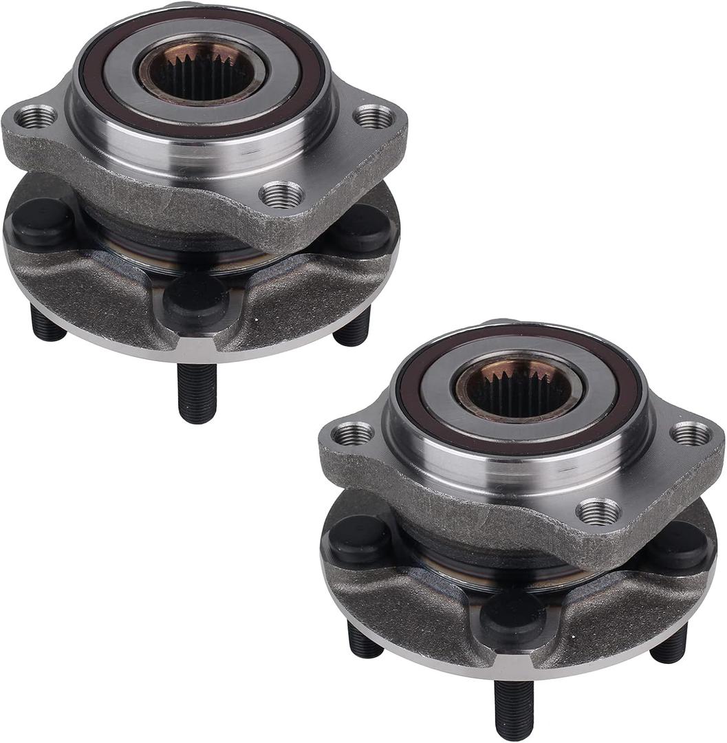 PAROD Pair 513303 Front Wheel Hub & Bearing Assembly Compatible with 2009-2014 Subaru Forester, 2008-2014 Impreza, 2013-2014 WRX, 2013-2014 XV Crosstrek [Thru 01/14/14], w/ABS
