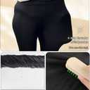 LALAGEN Women Plus Size Biker Shorts with Pockets - Tummy Control Gym Workout Running Yoga Volleyball Athletic Shorts (Black, XXXL)