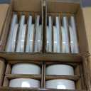 AmorArc Stoneware Dinnerware Sets for 8,24 Pcs Plates and Bowls Set