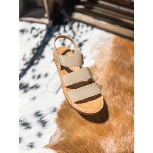 SODA SANDAL Tan Color Women's Size 9.5