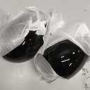 51162754913 51162754914 Left Right Side Mirror Cover Caps Compatible with Mini R55 R56 R57 R58 R59 R60 R61 2007-2016 Manual Folding Mirrors Only, Pair Rearview Mirror Cap Glossy Black