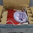 Nostalgia Snow Cone Shaved Ice Machine - Retro Table-Top Slushie Machine Makes 20 Icy Treats - Includes 2 Reusable Plastic Cups & Ice Scoop - Retro Red