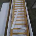 Metal Full Size Montessori Bed with Fence & Slats, Platform Bed Frame with Detachable Side Rails, Rounded Corners, Safe & Easy Assembly, Natural Montessori Bed Full Size