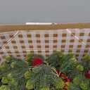 Artoid Mode Beige Xmas Tree Christmas Table Runner, Seasonal Winter Kitchen Dining Table Decoration for Home Party Decor 13x72 Inch