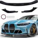 Front Bumper Lip Spoiler Splitter for BMW G80 M3 G82 G83 M4 2021-2025
