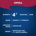 Lavazza Opera Intenso Ground Coffee 12oz Bag, Dark Roast, Bold and Balanced Taste, Intensity 4/5, Arabica and Robusta, Ideal for Drip Brewers, (Pack of 1) - Package May Vary