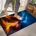 Bald Eagle Indoor Door Mat,Front Door Mat Outside Entrance,17x29.5 in,Non-Woven Fabrics Non Slip Floor Doormat,Welcome Mats Entryway Rug Doormats for Kitchen Bedroom Living Room Decor Gifts