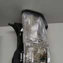 Headlights Assembly compatible with 1994-2001 Dodge Ram 1500,94-02 RAM 2500 3500 (Non-Sport Models) Headlights w/Bulb & Corner Lights, Driver Passenger Side, Chrome Housing Clear Lens