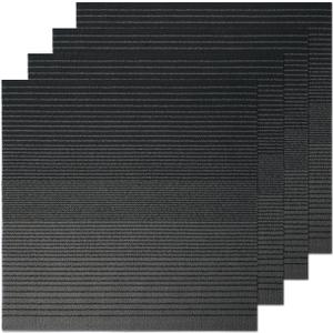 20 Tiles Carpet Tiles Squares, 20''x 20'' Gym Floor Tiles Waterproof, Commercial Office Carpet Tile Stick on Floor Tiles, Carpet for Bedroom Kitchen Garage 53.8 sqft/Box