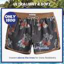 maamgic Mens Boys Short 80s 90s Vintage Swim Trunks with Mesh Lining Quick Dry Swim Suits Board Shorts (M)